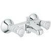 Grohe Costa L Mélangeur de baignoire avec inverseur et connexions entraxe = 15cm chrome 0440196 Grohe Costa L Mélangeur de baignoire avec inverseur et connexions entraxe = 15cm chrome 0440196