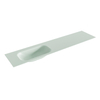 Mondiaz BIG small Greey solid surface inbouw wastafel 200cm links SW435719 Mondiaz BIG small Greey solid surface inbouw wastafel 200cm links SW435719