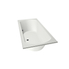 Xenz Lagoon Baignoire duo - 190x90x53 - bonde Centrale - acrylique - blanc mat SW103402