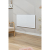 Eurom Mon Soleil Panneau infrarouge - 103,7x63,8cm - IP24 - 600 watts - wifi - sol/mur - Horizontal / Vertical - métal blanc mat SW999852