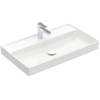 Villeroy & Boch Collaro meubelwastafel - 80x47cm - zonder overloop - 1 kraangat CeramicPlus - White Alpine (glans wit) SW358375