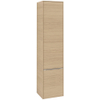 Villeroy & Boch Subway 3.0 armoire - haute 171x40cm - 2 porte 1 étagère gauche nordic oak SW641662