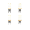 Luedd Lampe LED - set de 4 - G9 - 3W - 2700K - 280LM - dimmable SW1211317