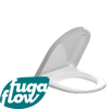 FugaFlow Abattant WC déclipsable et softclose compatible avec Duravit Starck 3 blanc brillant SW1123380