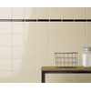 ÉCHANTILLON Ceralto Modena Mural Carreau mural 15x15cm 6.8mm biscuit blanc Ivoire SW913524