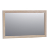 BRAUER Citrine miroir - 120x70cm - rectangulaire - cadre à lamelles chêne blanc SW223459