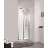 FugaFlow Efficiente Vetro Porte pliante - 70x190cm - verre de sécurité 6mm - profilé en alu - anti-calcaire - chrome SW1123364