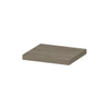 INK 35d étagère murale - 40x35x3.5cm - bord avant chanfreiné - pour niche - MFC chêne grège SW493431