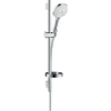 Hansgrohe Raindance Select S Doucheset - 120 - 3jet - met Unica - glijstang 65 cm en zeepschaal wit/chroom - wit chroom GA96533