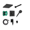 Hansgrohe Pulsify E inbouwdoucheset - 26cm - mat zwart SW1566566