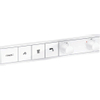 Hansgrohe Rainselect Afbouwdeel - voor inbouw douchekraan - thermostatisch - voor 3 functies - 52.7x90cm - thermostaat - mat wit SW297614
