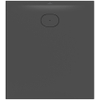 Villeroy & Boch Ecora douchebak - 100x90x3.5cm - afvoer korte zijde - anthracite (antraciet) SW1558967