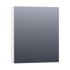 BRAUER Impress Deluxe armoire de toilette - 60x70x15cm - éclairage interne et externe - 1 porte miroir double face à gauche mate blanche SW242112