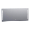 BRAUER Pyrite spiegel – 160x70 cm – LED-verlichting – dimbaar, touchbediening – Aluminium SW278194