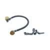 Fortifura Calvi badafvoercombinatie - met klikwaste - PVD - geborsteld messing (goud) SW696232