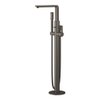 Grohe Lineare Pièce de garniture pour mitigeur de baignoire sur pied avec inverseur avec douchette sena et flexible de douche 125cm graphite dur brossé SW444370 Grohe Lineare Pièce de garniture pour mitigeur de baignoire sur pied avec inverseur avec douchette sena et flexible de douche 125cm graphite dur brossé SW444370
