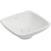 Villeroy en Boch Loop en Friends opzetwastafel met plug met keramische afdekking 38x38cm met overloop ceramic+ wit 1020131 Villeroy en Boch Loop en Friends opzetwastafel met plug met keramische afdekking 38x38cm met overloop ceramic+ wit 1020131