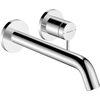 Hansgrohe Tecturis s Eengreeps wastafelkraan - inbouw - voor wandmontage - met uitloop 22 - 5 cm - hoogglans chroom SW918651