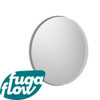 FugaFlow Eccelente Arredo Miroir rond 40cm cadre blanc mat SW1123353