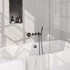 Robinet de baignoire encastré Brauer Gunmetal Edition - ensemble de douche - 3 boutons lisses - douchette à main 1 fonction - PVD gunmetal brossé SW715850 Robinet de baignoire encastré Brauer Gunmetal Edition - ensemble de douche - 3 boutons lisses - douchette à main 1 fonction - PVD gunmetal brossé SW715850