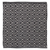 Sealskin trellis tapis de bain 60x60 cm coton noir SW699493