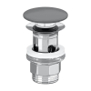 Villeroy & Boch Toebehoren Push open plug - 100x135x69.5mm - grafiet CeramicPlus (grijs) SW972001