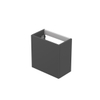 INK Contra/Enter Fonteinkast - 40x22x40cm - 1 deur - - links/rechtsdraaiend MDF lak - Mat grijs SW693084