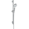 Hansgrohe Crometta Glijstangset - met handdouche - diameter 10cm - met 3 straalsoorten - 72cm - met doucheslang - hoogglans chroom SW421061