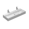Thebalux lavabo modèle Cube 1x cuve 2x trou de robinet SW766509
