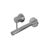 BRAUER Chrome Edition Wastafelmengkraan inbouw - rechte uitloop rechts - hendel lang smal - inclusief inbouwdeel - model A2 chroom SW715580