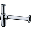 Hansgrohe Bekersifon 5/4 met muurbuis - met rozet - hoogglans chroom 0510296