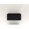 H&R badmeubelen Juice Wastafelonderkast - 100x45x40cm - afgeronde hoeken - 1 lade - geïntegreerde greep - antraciet mat SW867480
