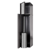 Looox Closed inbouw closetrolhouder - 2 deuren - betegelbaar - antraciet SW104302