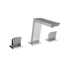 Crosswater Limit Robinet de lavabo - 3 trous - posé - Chrome SW928204