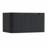 H&R Badmeubelen Juice Wastafelonderkast - 80x45x40cm - afgeronde hoeken - 3D-front - 1 lade - geïntegreerde greep - dark blue SW1259110