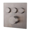 Wiesbaden Caral KLIK Mitigeur douche encastrable thermostatique 3 voies Acier brossé SW385094 Wiesbaden Caral KLIK Mitigeur douche encastrable thermostatique 3 voies Acier brossé SW385094