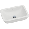 Villeroy & Boch Loop and Friends Lavabo à encastrer par dessous 54x34.5cm sans trop plein sans trou pour robinetterie céramique Blanc 0109124