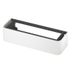 INK Concept R Meuble sous-lavabo - 140x45x35cm - 1 tiroir - poignées rapportées - fraisé - coins arrondis - MDF laqué - blanc mat SW1405588