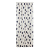 Sealskin Mood Rideau de douche 180x200 cm PEVA Bleu / Blanc cassé SW699490