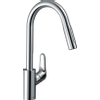 Hansgrohe Focus mitigeur monocommande de cuisine 240 avec douchette extractible, chromé SW529003