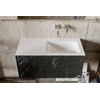 MONDIAZ KIVI 100cm badkamermeubel bekleed met TEGELS elegant black 2 lades Wastafel cloud rechts zonder kraangat SW408828 MONDIAZ KIVI 100cm badkamermeubel bekleed met TEGELS elegant black 2 lades Wastafel cloud rechts zonder kraangat SW408828