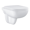 Grohe Start Edge Wandcloset - diepspoel - rimless - closetzitting met deksel en softclose - 35.9x53.5cm - wit SW878224