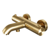 Brauer Gold Edition Robinet de baignoire - corps lisse - PVD - or brossé SW1164746