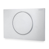 Geberit Sigma10 bedieningplaat met dualflush frontbediening voor toilet 24.6x16.4cm chroom 0730023 Geberit Sigma10 bedieningplaat met dualflush frontbediening voor toilet 24.6x16.4cm chroom 0730023
