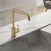 Hotbath Cobber X Keukenmengkraan - met draaibare uitloop - PVD - geborsteld messing (goud) SW440720