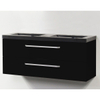 Saniclass Corestone 13 badmeubelset 120cm Black Wood 0 kraangaten 2 laden SW10844 Saniclass Corestone 13 badmeubelset 120cm Black Wood 0 kraangaten 2 laden SW10844