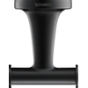 Duravit Starck T Handdoekhaak dubbel - 6x7.6cm - mat zwart SW297089