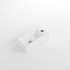 FugaFlow Eccelente Pietra Vasque - 38x18,5x9cm - céramique - trou de robinet à droite - Mat blanc SW1469131
