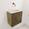 Mondiaz JOYA-DLUX Meuble de toilette 40cm - couleur Dusk - Lavabo FAYE position Droite Sans trou de robinet couleur Ostra. SW1423369