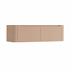 H&R Badmeubelen Juice Wastafelonderkast - 140x45x40cm - afgeronde hoeken - 2 lades - geïntegreerde greep - peach SW1259415